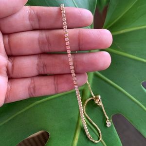 Small Crystal Tennis Bracelet